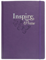 Inspire Praise Bible Large Print Nlt, Filament Enabled (Hardcover Leatherlike, Purple) 1496487893 Book Cover