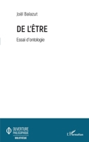 De l'Être: Essai d'ontologie (Ouverture Philosophique) (French Edition) 2343194912 Book Cover