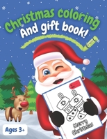 Christmas coloring and gift book: 60 cut out coloring designs for kids to give as a gift B0BLM74C85 Book Cover