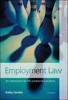 Employment Law: An Introduction for HR and Business Students 1843981882 Book Cover