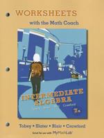 Worksheets with the Math Coach: Intermediate Algebra 032175901X Book Cover