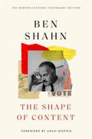 The Shape of Content (The Charles Eliot Norton Lectures) 0674302427 Book Cover