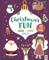 Christmas Color, Paint & Sticker: Christmas Fun 1837161143 Book Cover