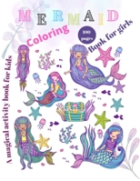 Mermaids coloring book for girls: Princess mermaid coloring book/the hidden kingdom book for kids B0BD2KDMD5 Book Cover