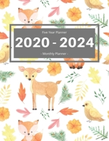 Five Year Planner 2020 - 2024 Monthly Planner: Calendar Schedule I Monthly Calendar I Adress Organizer I Jan 2020 - Dec 2024 I 60 Months I Fall Cover 1656186497 Book Cover