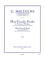 8 Grandes Etudes De Technique Melodique 1540059057 Book Cover