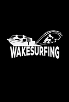 Wakesurfing: 6x9 WAKEBOARD - dotgrid - dot grid paper - notebook - notes 1712107763 Book Cover