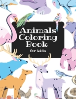 Animals Coloring Book For Kids: Zoo animals, Simple Images, Toddlers, Big Images Animals Coloring Pages Book for Girls and Boys, Preschool, 8.5 x 11 I B08P2C6D19 Book Cover