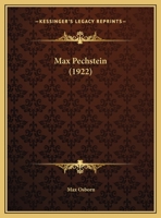 Max Pechstein 1165426188 Book Cover