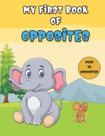 My First Book Of Opposites: Learning Opposites With Coloring Pages B08RX65QGN Book Cover