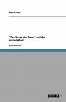 Der Name der Rose und der Armutsstreit 3638789810 Book Cover