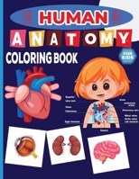 Human Anatomy Coloring Book For Kids: human anatomy for drawing flashcards coloring book for toddlers A visual analogy study guide coloring workbook ... & girls the good and the beautiful curriculum B08ZF9HBVC Book Cover
