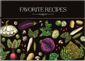 Recipe Card Collection Tin - Favorite Recipes (Vintage Vegetables) - 50 Recipe Cards With Pictures + 50 Blank Cards to Write in Your Own Recipes 1639389482 Book Cover