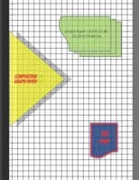 Graph Paper Notebook 8.5 x 11 IN, 21.59 x 27.94 cm: 1 & 1/3 inch squares =3 squares per inch, perfect binding, non-perforated, Double-sided ... Paper, Grid Paper, or Squared Paper Notebook 1675633673 Book Cover