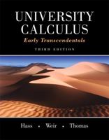 University Calculus, Early Transcendentals 0321999576 Book Cover