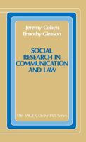 Social Research in Communication and Law 0803932677 Book Cover