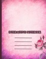 Interactive Notebook : Inb Template Composition Book: Pre-Made Table of Contents, Numbered Pages, Sketch Paper (Left Output Side), Wide Ruled (Right Input Side) Glossary Area Softcover Paperback 8. 5 1793312281 Book Cover