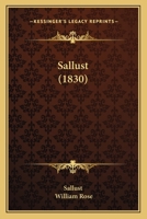 Sallust 0554918838 Book Cover