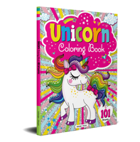 101 Unicorn Colouring Book: Fun Activity Colouring Book For Children 9390183545 Book Cover
