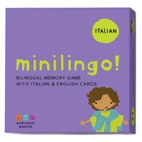 Minilingo Italian / English Bilingual Flashcards: Bilingual Memory Game B0CTJ43H7N Book Cover
