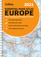 2021 Collins Essential Road Atlas Europe 0008374333 Book Cover