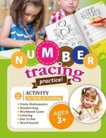 Number Tracing Practice!: Activity for Study & Teaching. 108100360X Book Cover