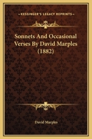 Sonnets and Occasional Verses by David Marples 1104469960 Book Cover