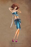 Fashion Sketchbook: Fashion Illustration Afro Hair, Fashion Croquis Templates for Designers 1724909916 Book Cover