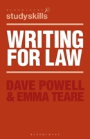 Writing for Law 0230236448 Book Cover
