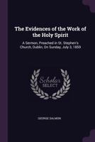 The Evidences Of The Work Of The Holy Spirit 1377601625 Book Cover