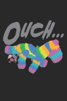 Ouch...: Notebook A5 Size, 6x9 inches, 120 dotted dot grid Pages, Pinata Llama Fiesta 1704005604 Book Cover