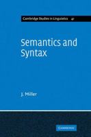 Semantics and Syntax: Parallels and Connections 0521108292 Book Cover