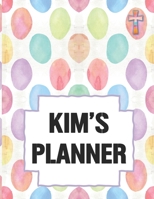 Kim's Planner: January 1, 2020 - December 31, 2020, 379 Pages, Soft Matte Cover, 8.5 x 11 1699981817 Book Cover