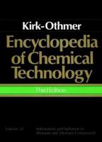 Encyclopedia of Chemical Technology, Sulfonation and Sulfation to Thorium and Thorium Compounds 0471020753 Book Cover