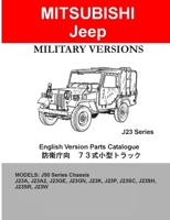 Mitsubishi Jeep J23 Series Military Parts & Diagrams Catalogue 1105927423 Book Cover