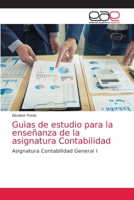 Guìas de estudio para la enseñanza de la asignatura Contabilidad 6203039691 Book Cover