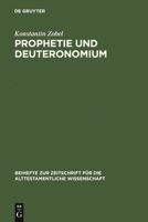 Prophetie Und Deuteronomium 3110128381 Book Cover