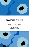 Marimekko One Line a Day (Blue Unikko): A Five-Year Memory Book 1797243535 Book Cover