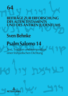 Psalm Salomo 14 (Beitraege Zur Erforschung Des Alten Testaments Und Des Antik) 3631849230 Book Cover