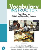 Vocabulary Instruction: Word Study for Middle and Secondary Students 0138220263 Book Cover