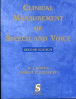 Clinical Measurement of Speech & Voice (Speech Science) 1565938690 Book Cover