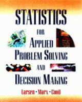 Statistics for Applied Problem Solving and Decision Making 0534930840 Book Cover