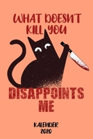 Kalender 2020: Terminplaner mit lustigem Spruch Katzen 2020 A5 Tagesplaner lustiges Geschenk für Katzenbesitzer mit schwarzem Humor Jahreskalender ... 2020 klein für Katzen Mama (German Edition) 1675848475 Book Cover