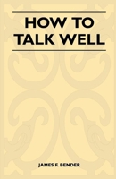 How to talk well 0070044465 Book Cover