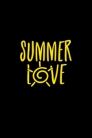 Summer Love Journal: 110 Pages 6x9 Inch, great Gift Journal Notebook 1660583543 Book Cover