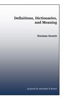 Definitions, Dictionaries, and Meaning 1945208104 Book Cover