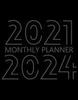 2021-2024 Monthly Planner: 48 Month Agenda for Men, Monthly Organizer Book for Activities and Appointments, 4 Year Calendar Notebook, White Paper, 8.5″ x 11″, 266 Pages 1716305853 Book Cover