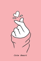 Cute Heart Notebook : 120 Page 6x9: Cute Heart Notebook : 120 Page 6x9 1677765615 Book Cover