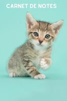Carnet de notes: Carnet de notes chat - 120 pages lign�es - Format 15,24 cm X 22,8 cm 167355301X Book Cover