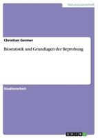 Biostatistik und Grundlagen der Beprobung 3638640647 Book Cover
